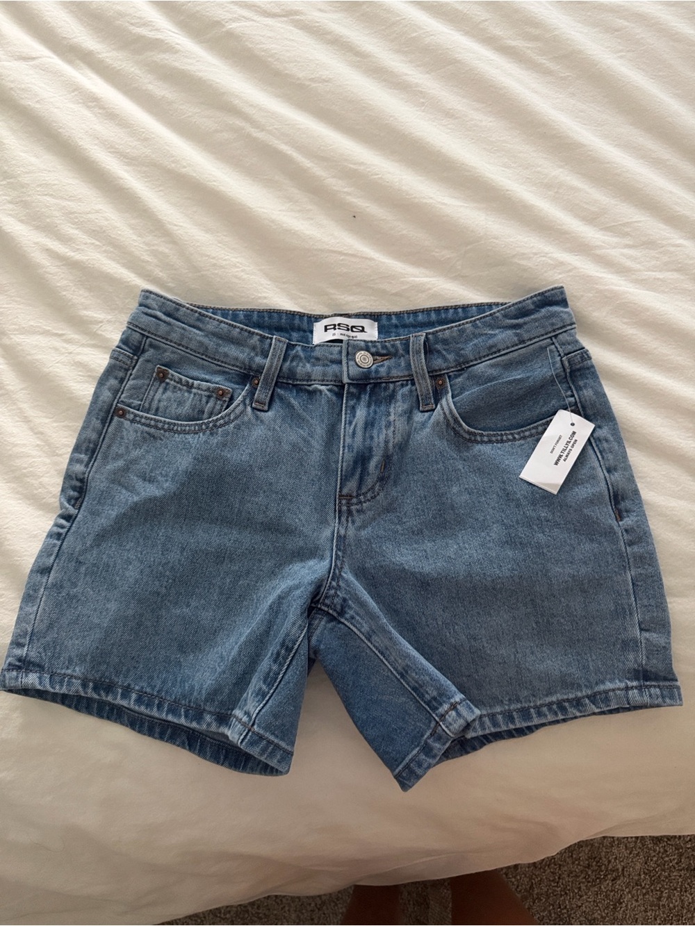 Tilly's Medium Blue Denim Jean Shorts